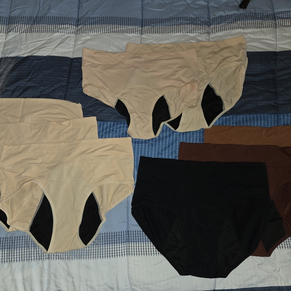 Women's High-Waist Panties - Black, Brown, Tan